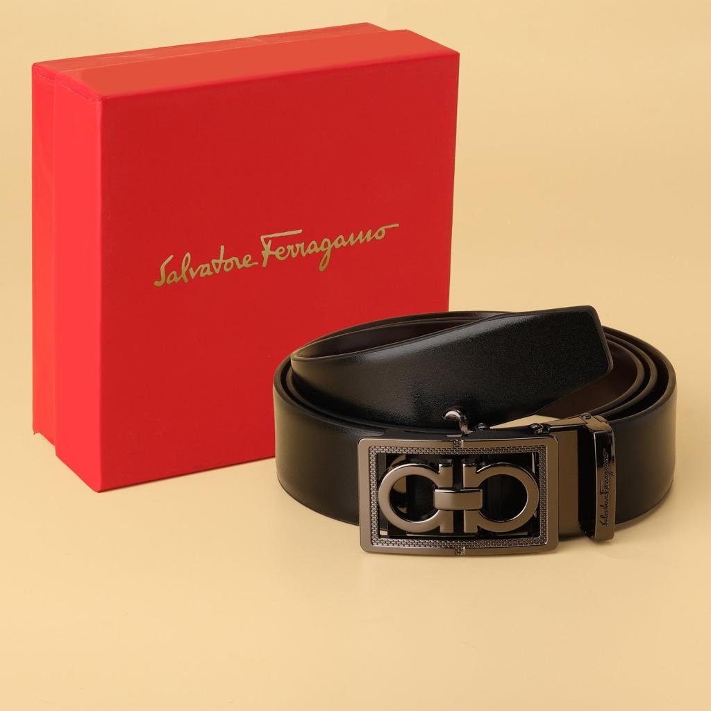 Salvatore Ferragamo Gancini Reversible Belt