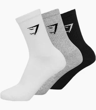 Gym Shark - Black,White and Grey