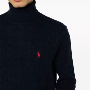 Ralph Lauren Collor Sweater – Navy blue