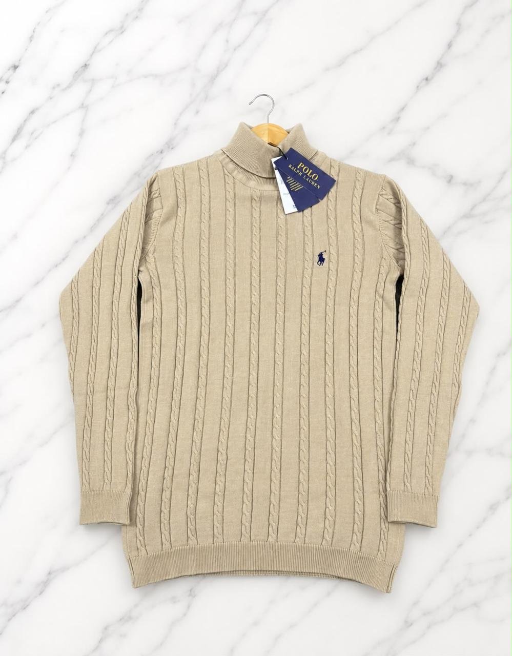 Ralph Lauren Collor Sweater - Beige